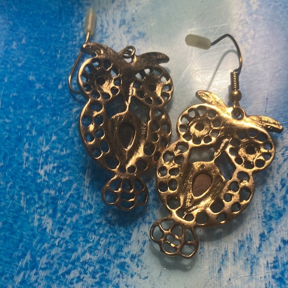 Owl earrings - Picture 3 of 3